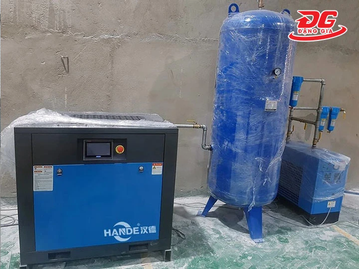 sử dụng máy nén khí Hande