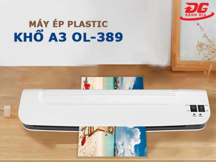 máy ép plastic khổ A3 OL-389