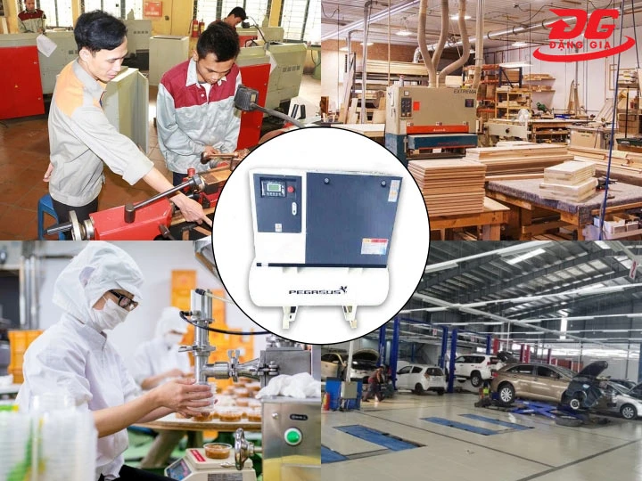 Ứng dụng của máy nén khí Pegasus TM-20A