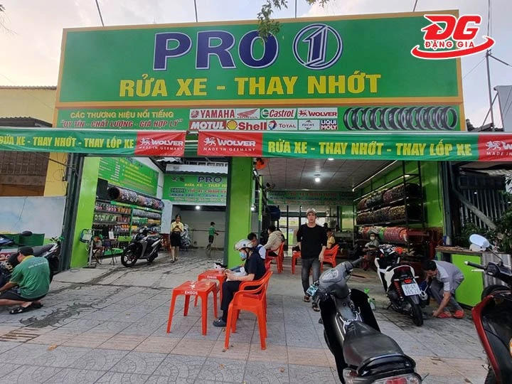 PRO 2 - Rửa xe & Thay nhớt