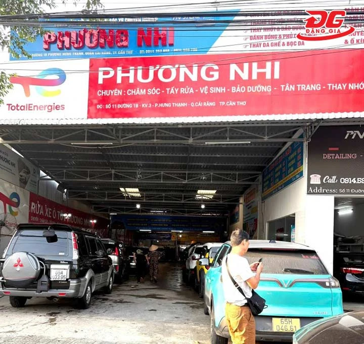 Rửa xe ô tô Phương Nhi