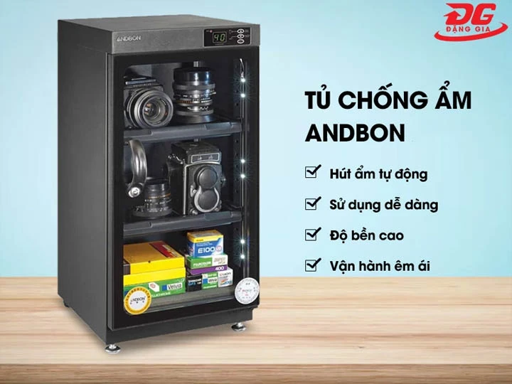 Tủ bảo quản máy ảnh Đài Loan Andbon