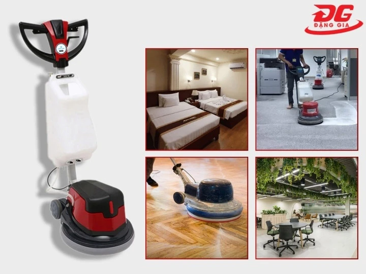 ứng dụng của máy chà sàn - thảm công nghiệp Palada PD 1A