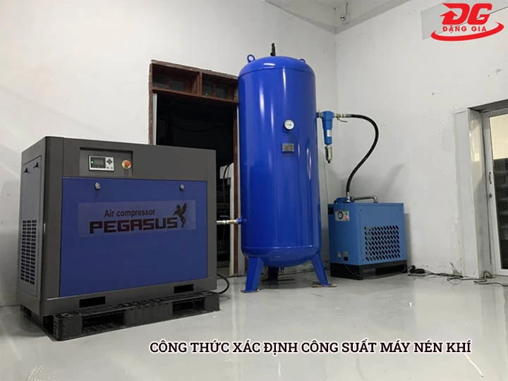 Công thức xác định công suất máy nén khí