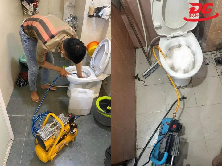 Lý do nhiều người thông cống bằng máy nén khí