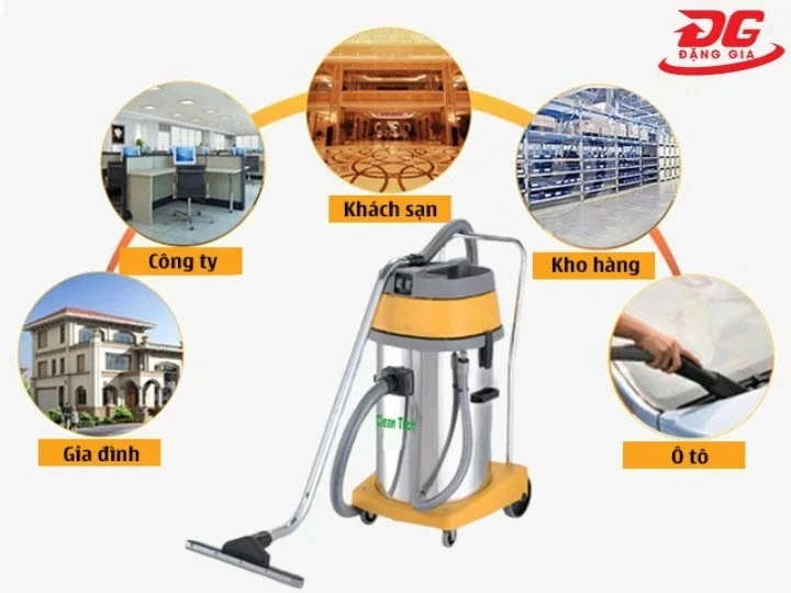 ứng dụng Máy hút bụi CleanTech