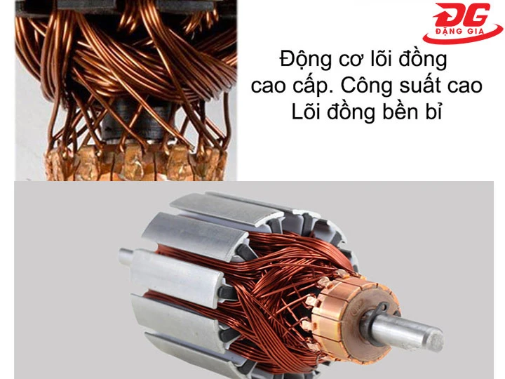động cơ lõi đồng siêu bền bỉ