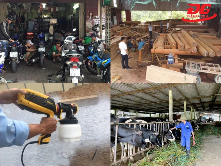 ứng dụng Máy nén khí Palada PA-270