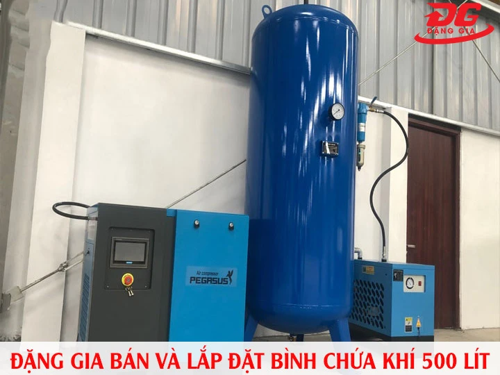 Đặng Gia bán và lắp đặt bình chứa khí 500 lít