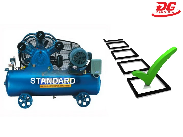 5 Lưu ý cần biết khi dùng máy nén khí Standard