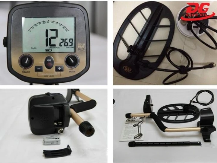 cấu tạo máy dò vàng cốm Gold Bug Pro