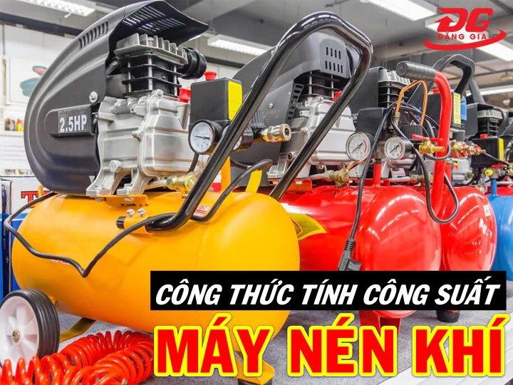 Công thức cụ thể để tính công suất máy nén khí