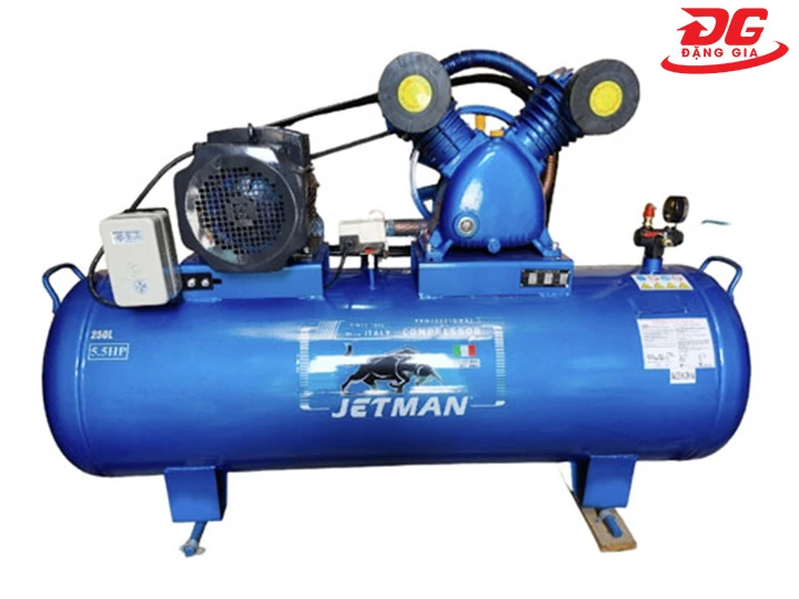 Máy nén khí dây đai 250l Jetman PK-55250