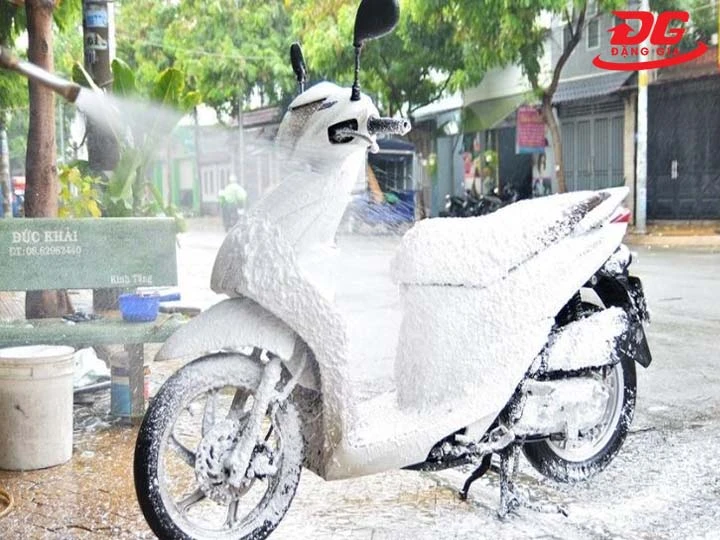 Mô hình rửa xe bọt tuyết tự động