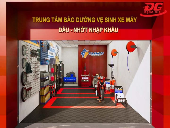 Mô hình rửa xe kết hợp sửa & bảo dưỡng