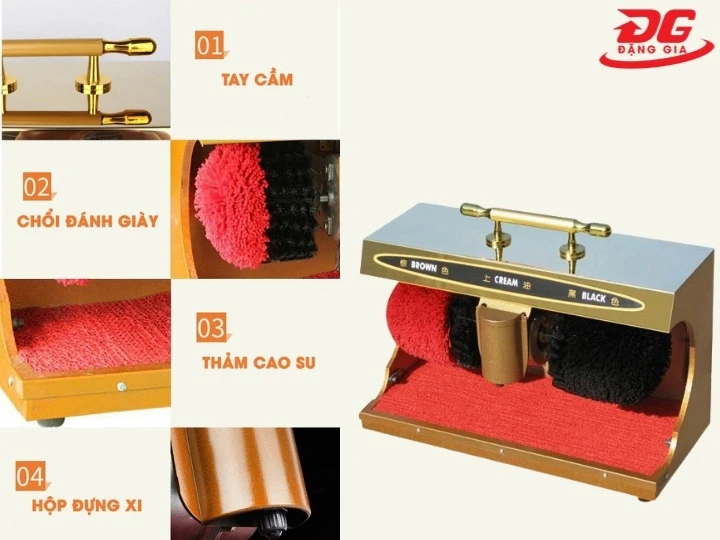 cấu tạo của máy đánh giày gia đình QM-SP1