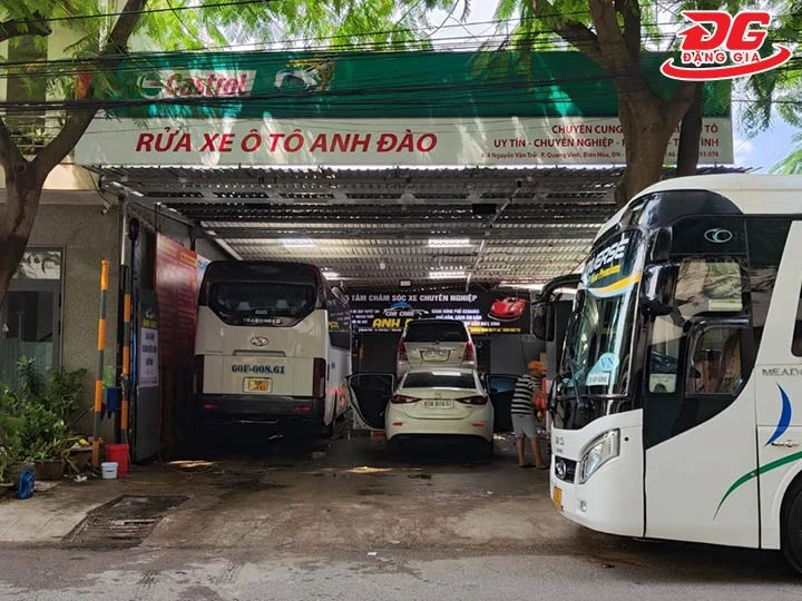 tiệm rửa xe Anh Đào