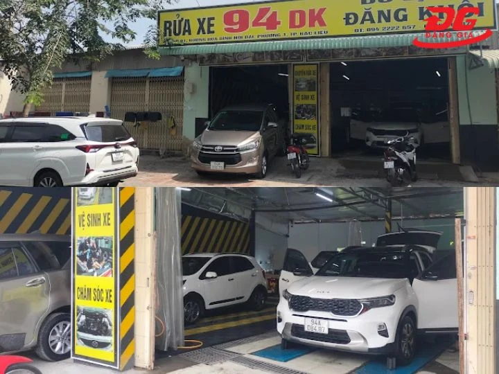 Tiệm rửa xe Bạc Liêu DK 94