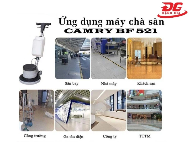 Ứng dụng của máy Camry BF521