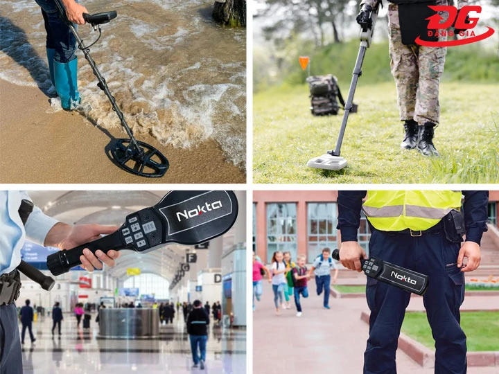 Ứng dụng máy dò kim loại Nokta