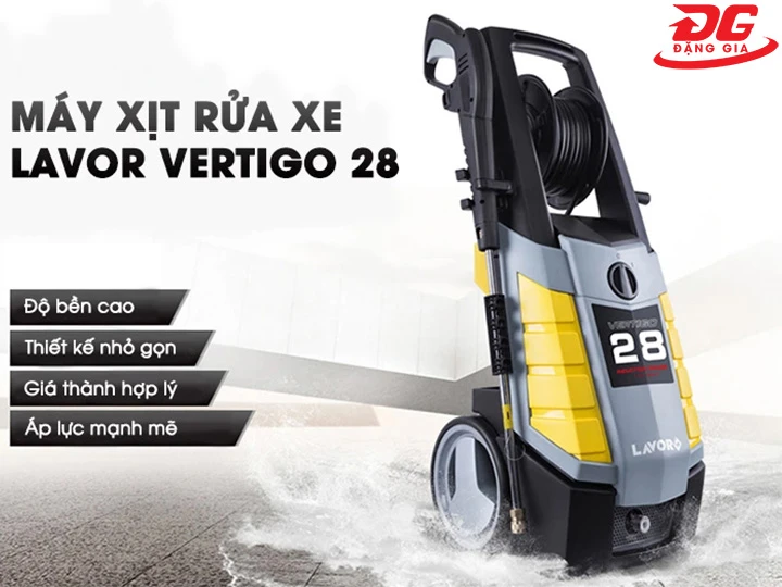 ưu điểm vượt trội của máy xịt rửa xe Lavor Vertigo 28