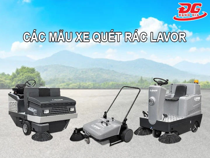 các mẫu xe quét rác Lavor