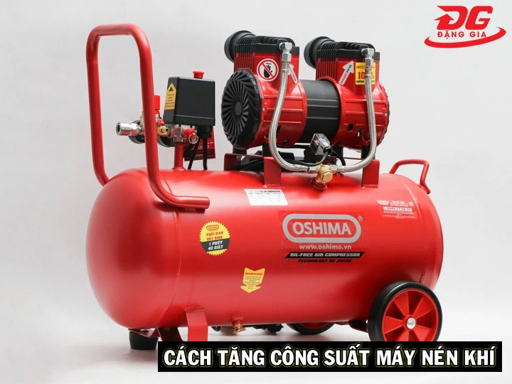 cách tăng công suất máy nén khí