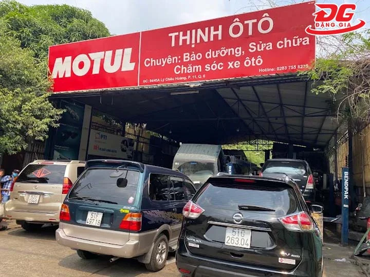 Garage ô tô Thịnh chăm sóc xe bình dân
