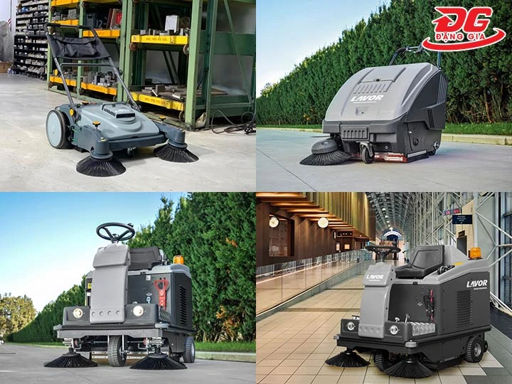 thiết kế của xe quét rác Lavor