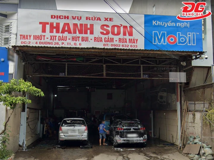 Tiệm rửa xe Thanh Sơn lâu đời tại Quận 6