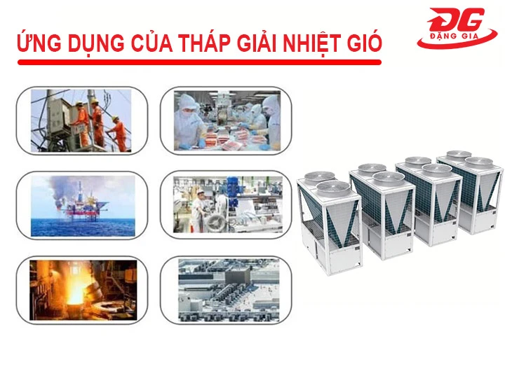 ứng dụng của tháp giải nhiệt gió