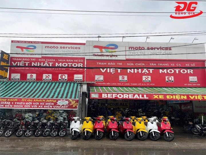 Việt Nhật motor trung tâm chăm sóc toàn diện các dòng xe máy