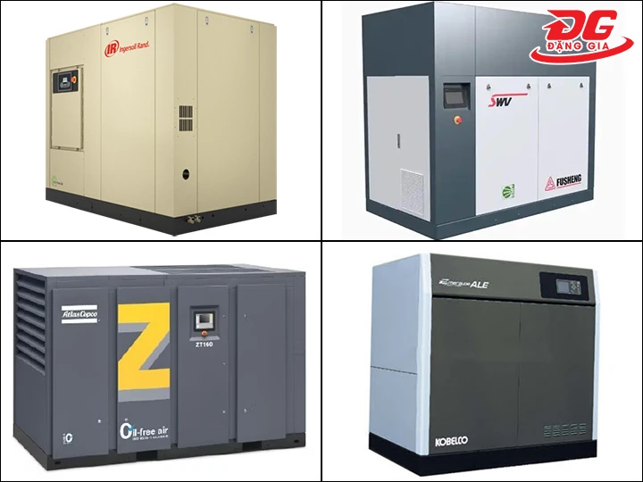 các mẫu máy nén khí trục vít không dầu
