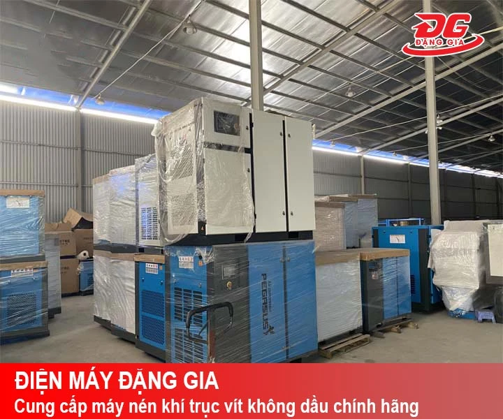 đặng gia ban máy nén khí trục vít không dầu