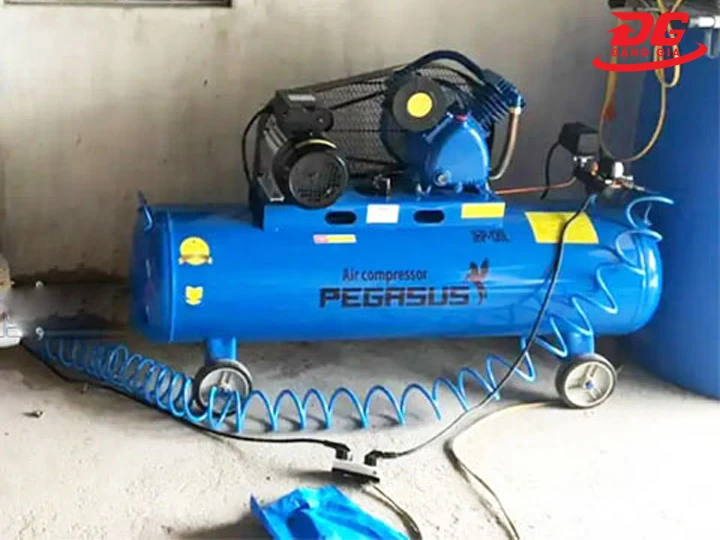 Hướng dẫn các bước dùng máy nén Pegasus TM-W-2.0/12.5-500L