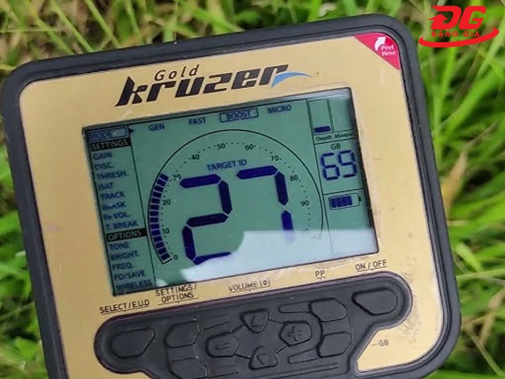 Màn hình máy dò vàng Gold Kruzer