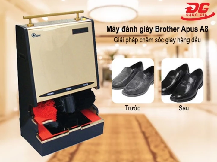 máy đánh giày Brother Apus A8 siêu sạch