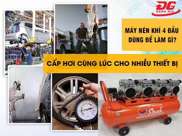 Ứng dụng của máy nén khí 4 đầu