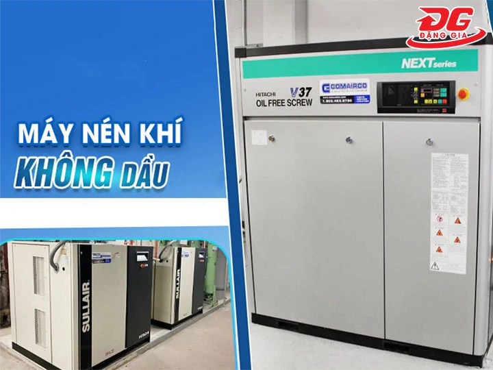 Máy nén khí trục vít không dầu