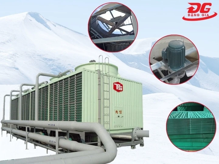 tháp giải nhiệt TASHIN TSS 300RT 4Cell bền