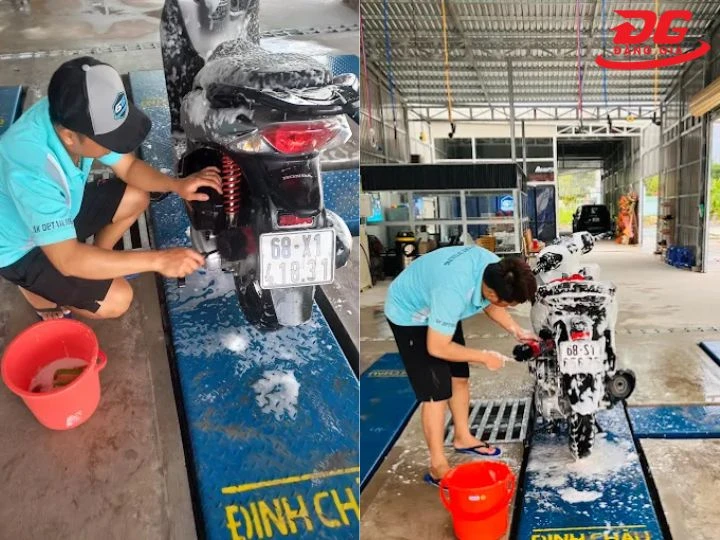 Tiệm rửa xe Kiên Giang Anh Kiệt