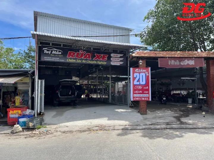 Tiệm rửa xe Kiên Giang Tuệ Mẫn