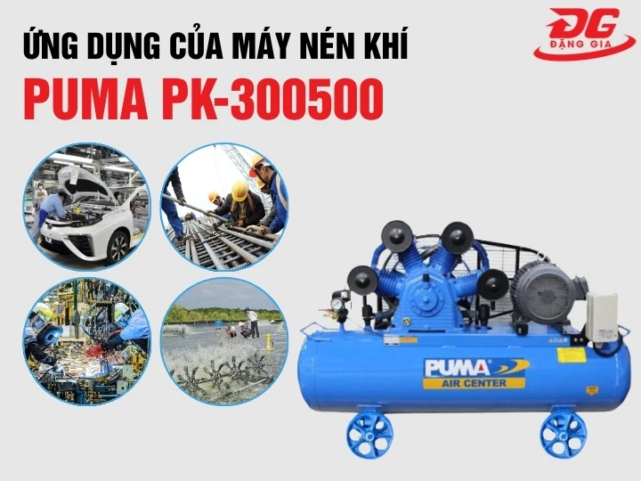 ứng dụng máy nén khí Puma PK-300500