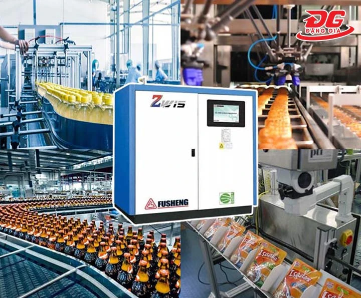 Ứng dụng máy nén khí trong ngành thực phẩm