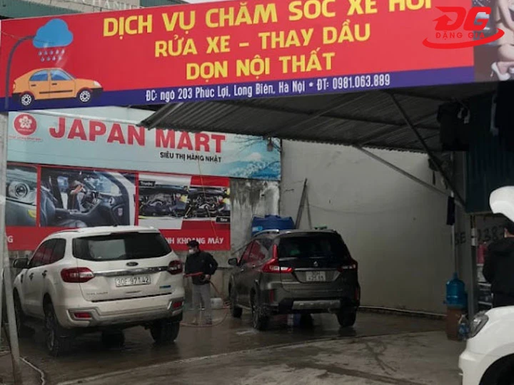 rửa xe long biên Trung tâm rửa & chăm sóc ô tô 203 Phúc Lợi
