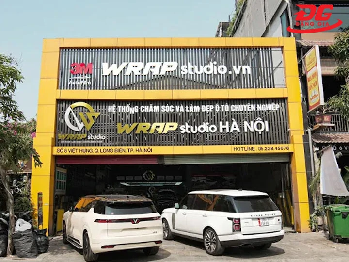 rửa xe long biên Wrap Studio