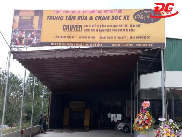 Rửa xe tự động tại Hà Tĩnh