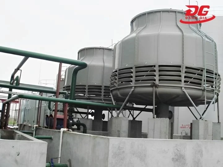 Tháp giải nhiệt tròn tại Hải Phòng