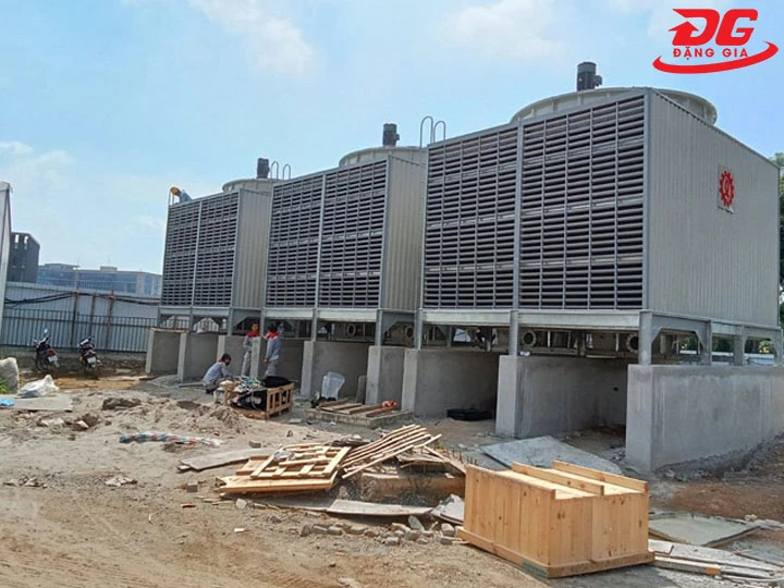 Tháp giải nhiệt vuông tại Hải Phòng