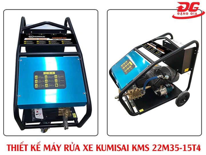 thiết kế máy rửa xe Kumisai KMS 22M35-15T4